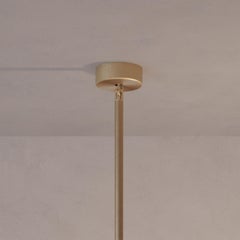 'Cosmic Orbit Solo Ore' Bronze Gradient Patinated Brass Ceiling Light Chandelier