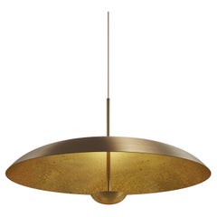 'Cosmic Oxidium 100' Mixed Colour Patina Brass Pendant Ceiling Lamp, Chandelier