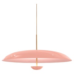Cosmic Pendant 70 'Rose' Artisan Handmade Lacquered Brass Ceiling Light
