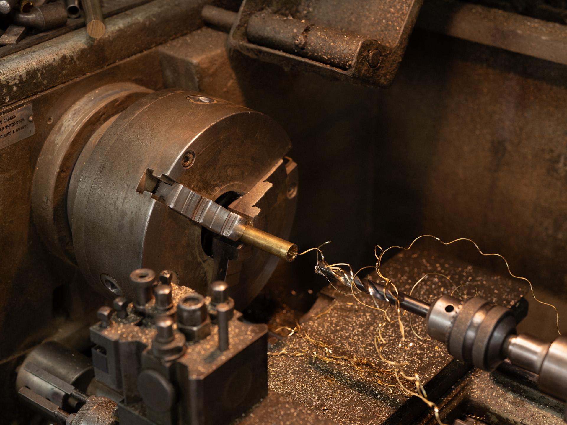 Contemporary Cosmic 'Pendant Duo Rust 100' Handmade Rust Patinated Chandelier For Sale