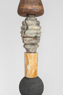 Cosmic Relics 1 - Sten Studio - 2024 - Edition 2 of 8 - Natural stones totem