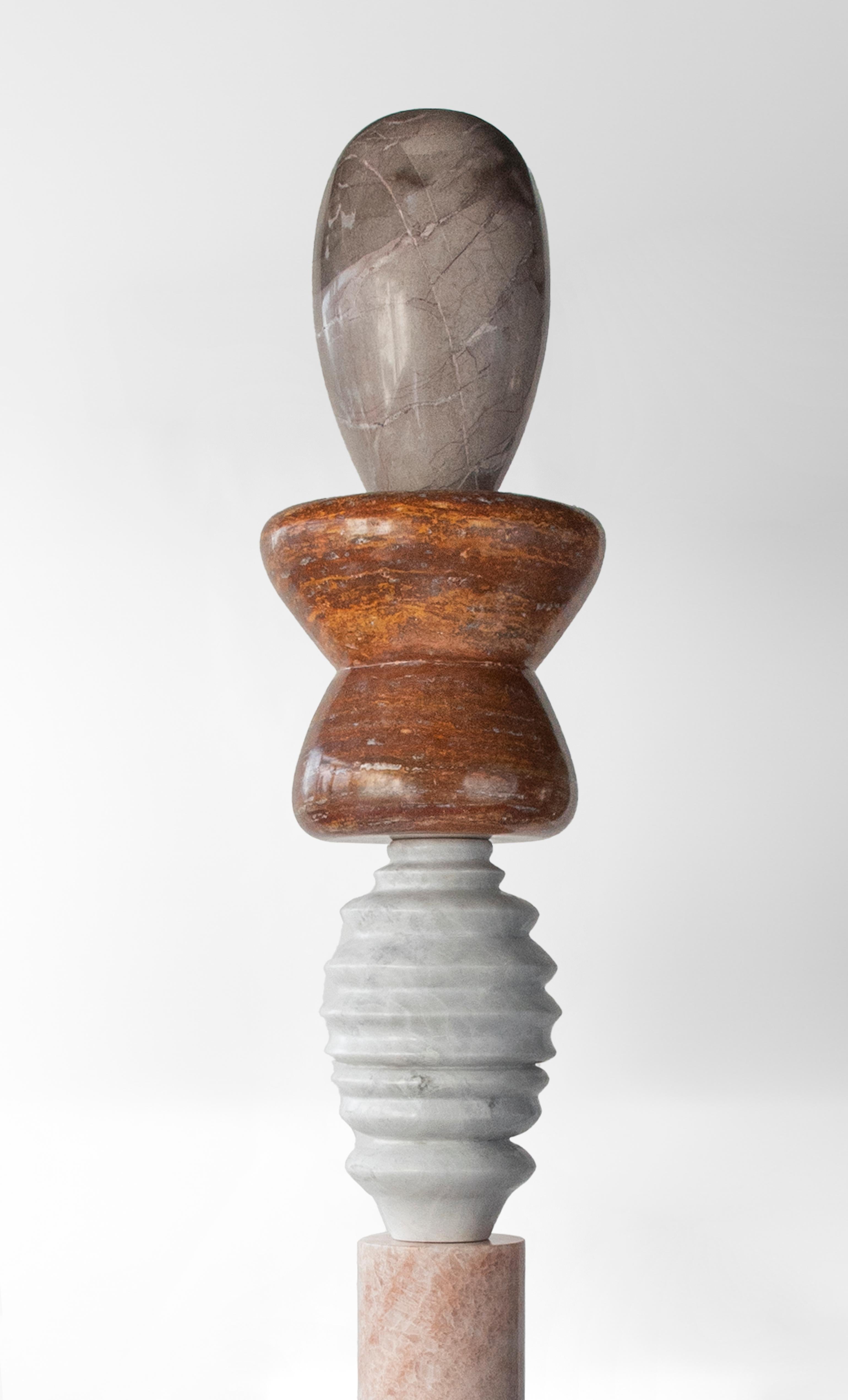 Reliquias Cósmicas 1 - Sten Studio - 2024 - Edición 3 de 8 - Tótem de piedras naturales Mexicano en venta