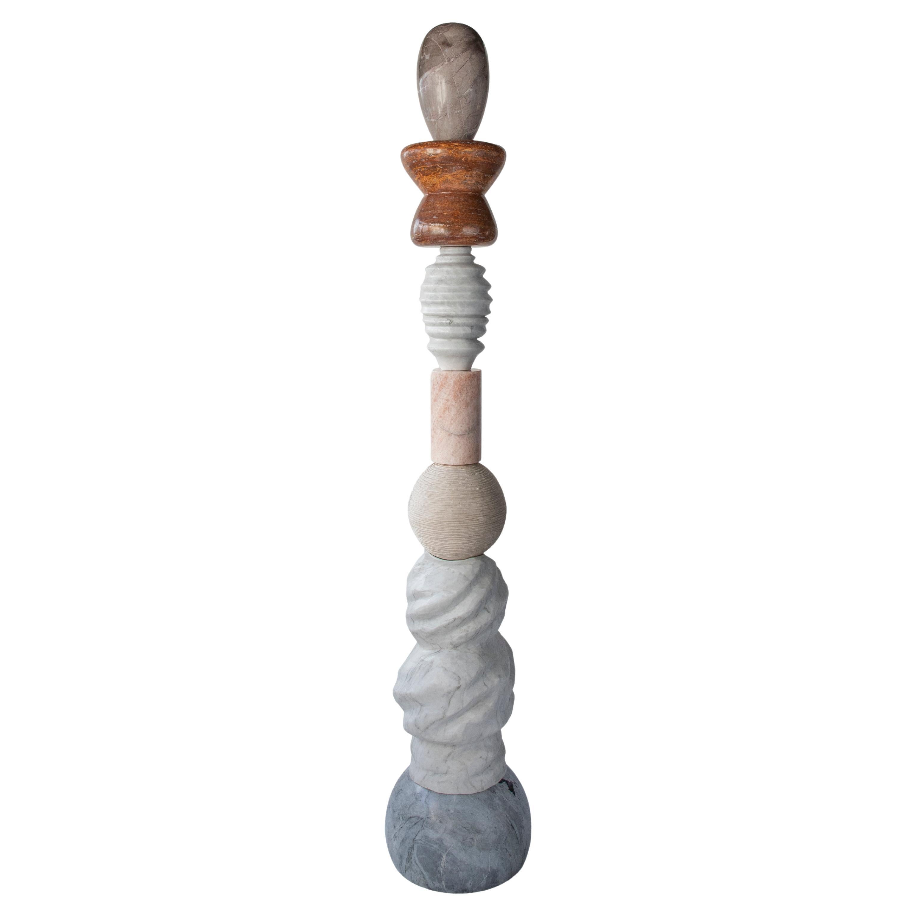 Cosmic Relics 1 - Sten Studio - 2024 - Edition 3 of 8 - Natural stones totem