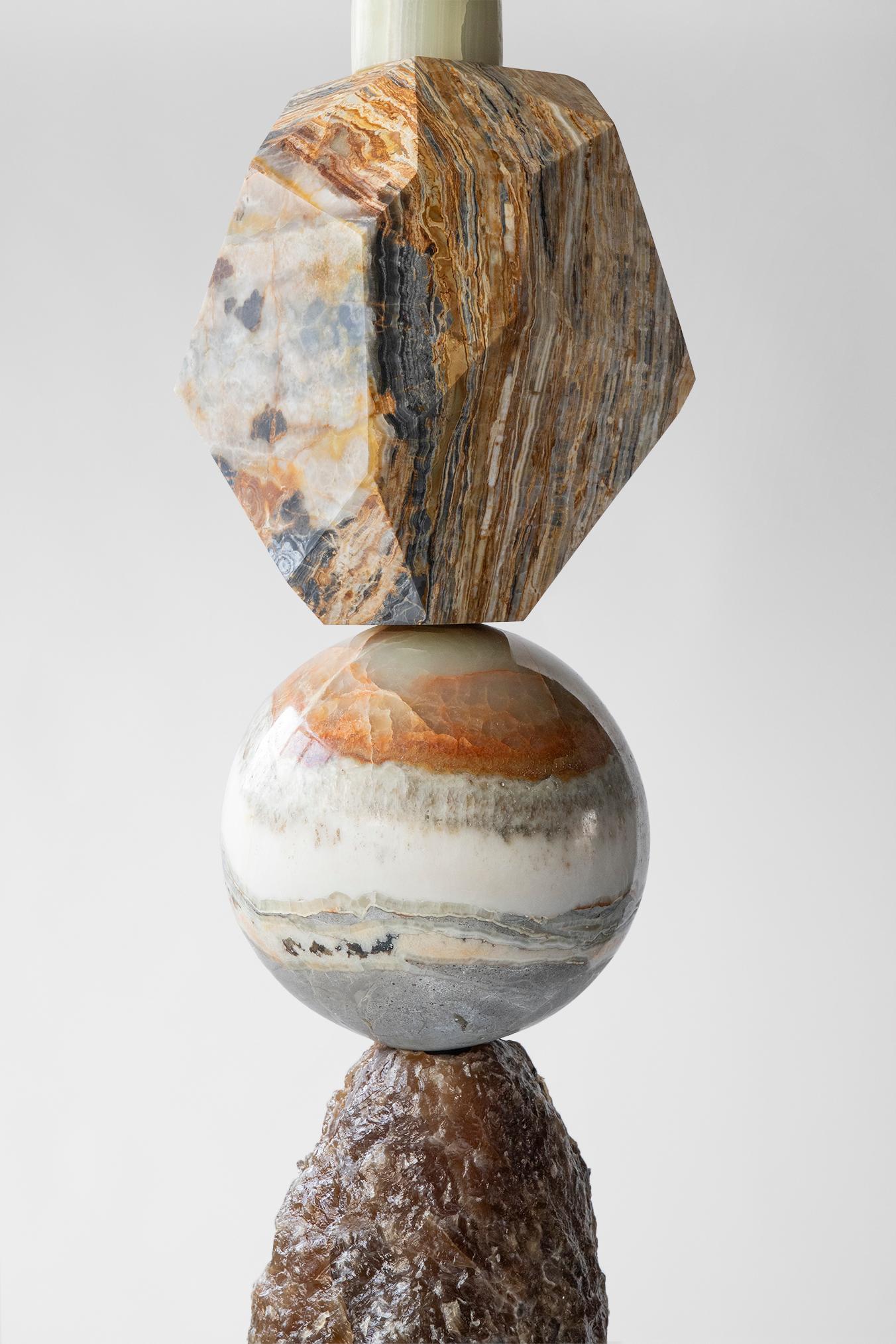 Mexican Cosmic Relics 2 - Sten Studio - 2024 - Edition 6 of 8 - Natural stones totem For Sale
