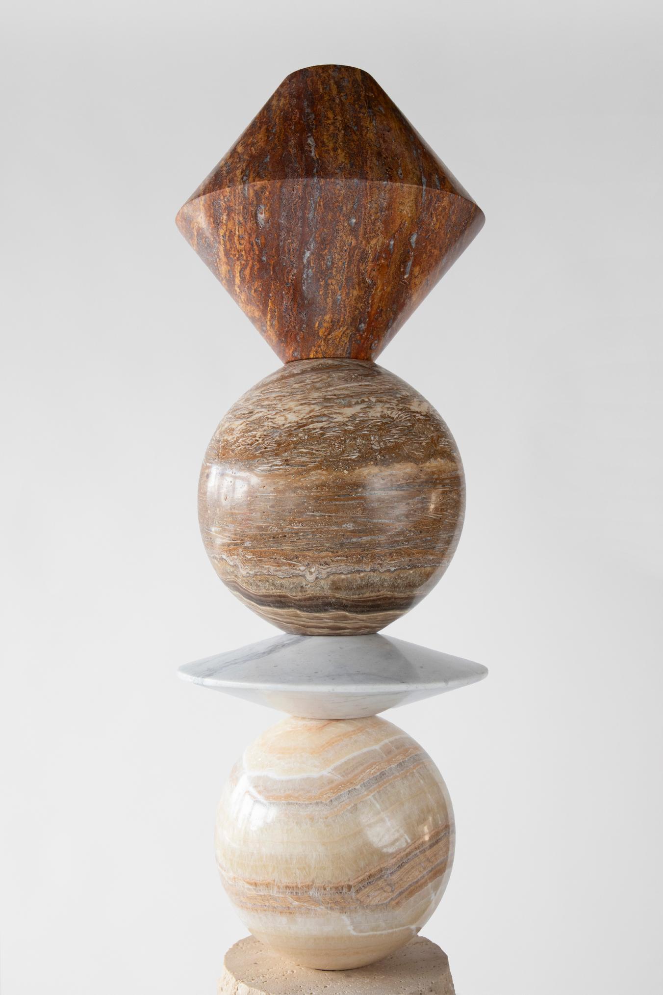 Mexican Cosmic Relics 3 - Sten Studio - 2023 - Edition 5 of 8 - Natural stones totem For Sale