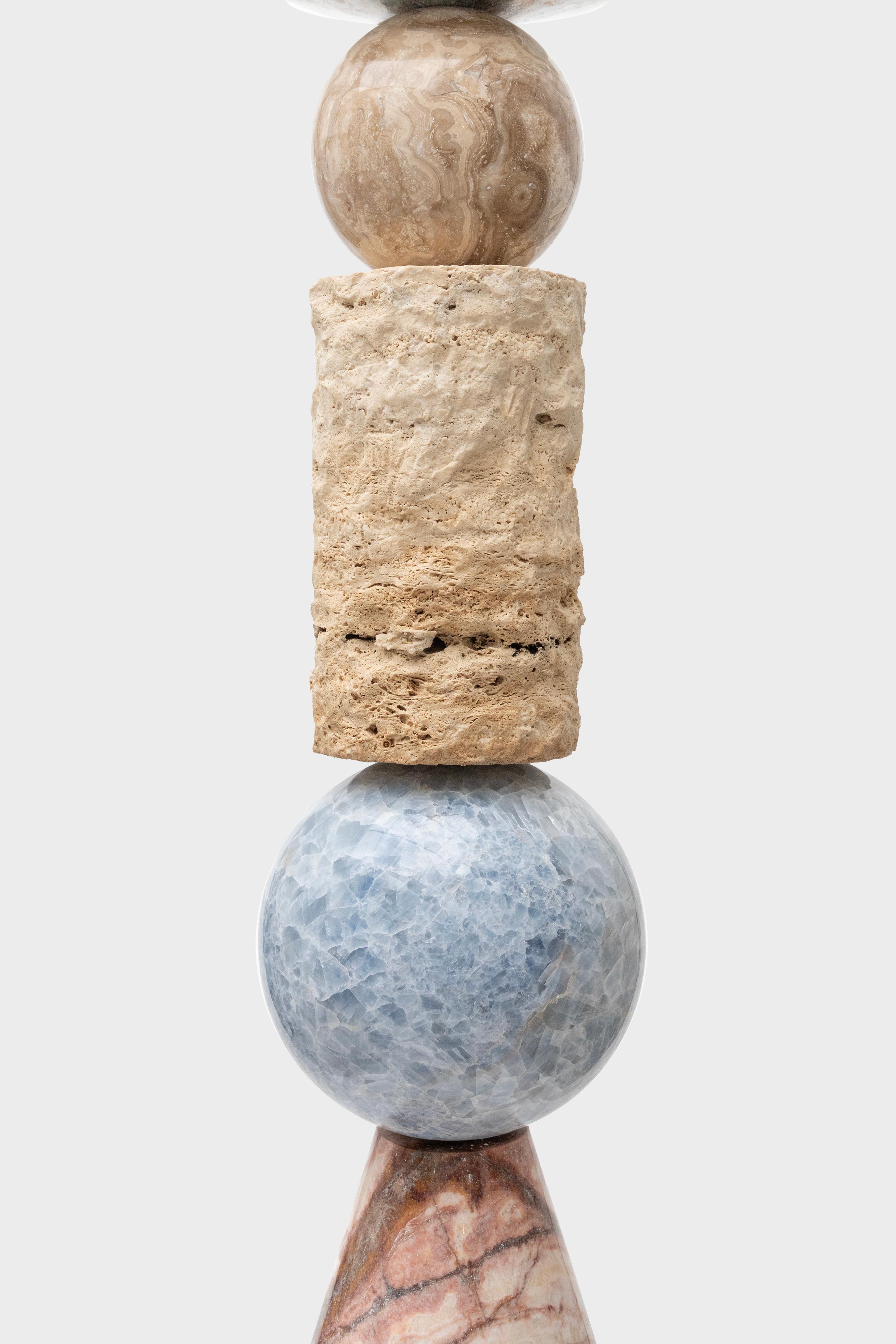 Mexican Cosmic Relics 3 - Sten Studio - 2023 - Edition 1 of 8 - Natural stones totem For Sale