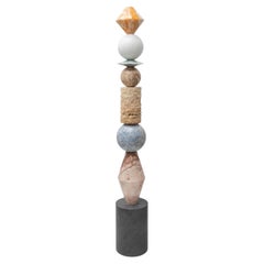Cosmic Relics 3 - Sten Studio - 2023 - Edition 1 of 8 - Natural stones totem