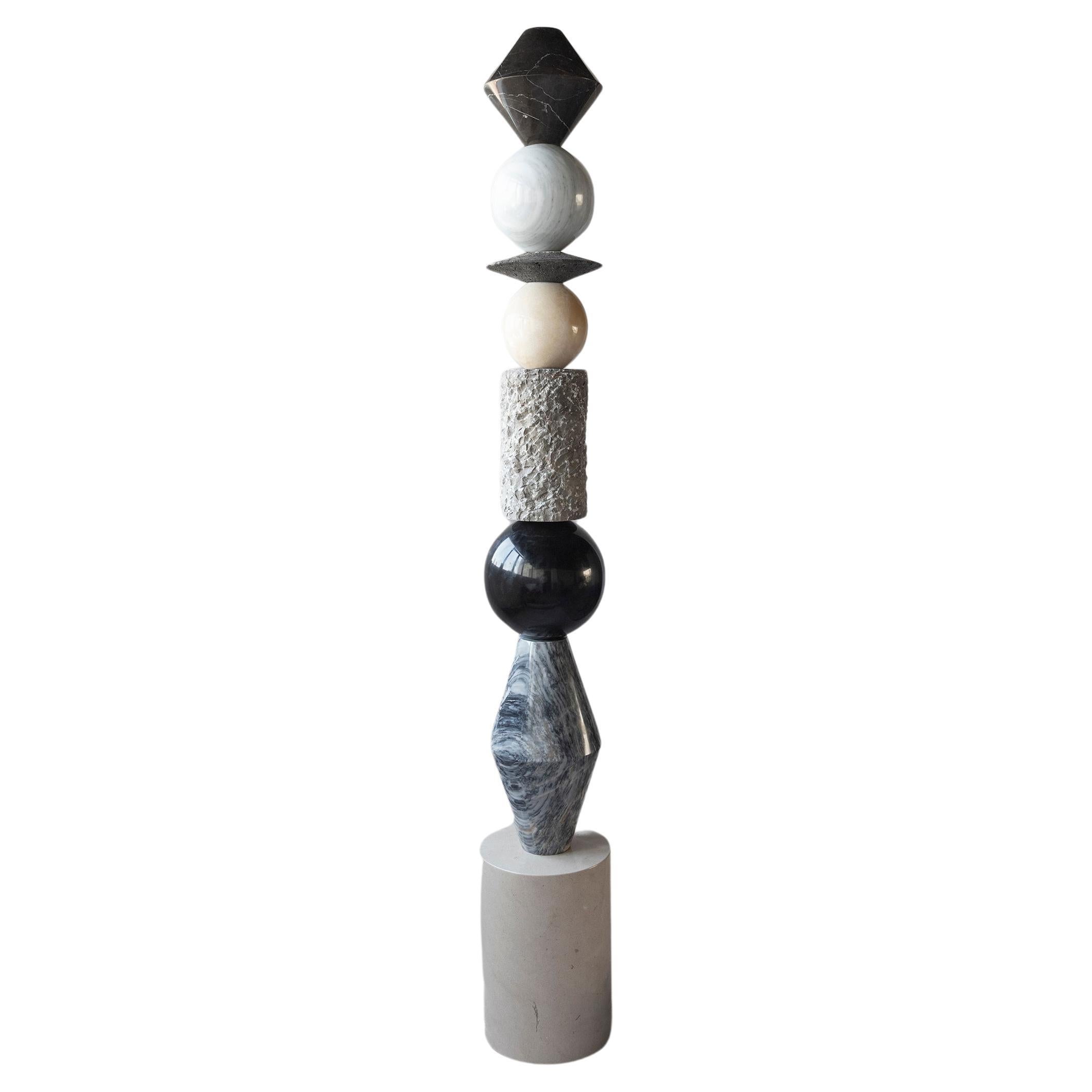 Cosmic Relics 3 - Sten Studio - 2024 - Edition 2 of 8 - Natural stones totem