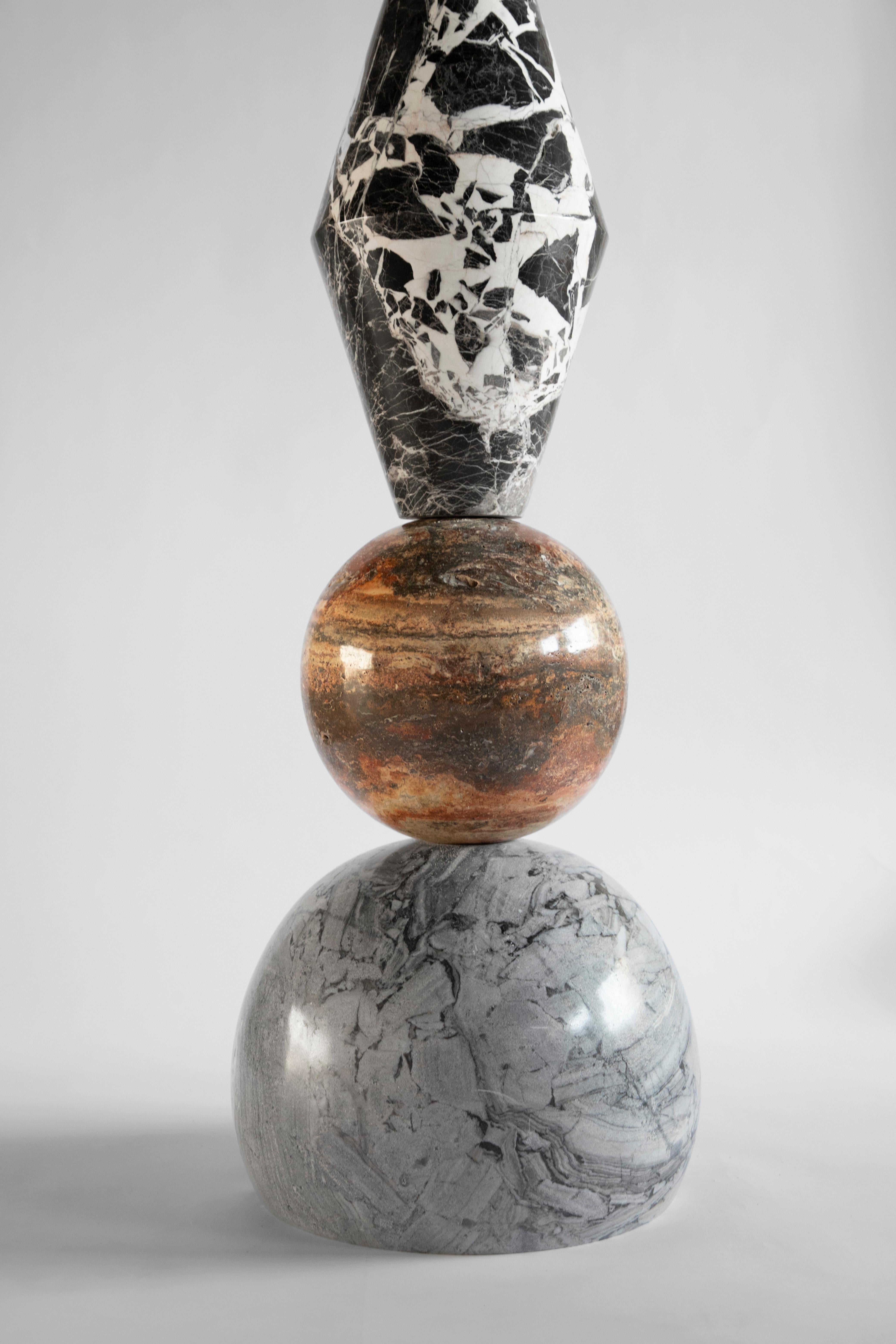 Reliquie cosmiche 5 - Sten Studio - 2025 - Unico - Totem di pietre naturali In condizioni Nuovo in vendita a Tampa, FL