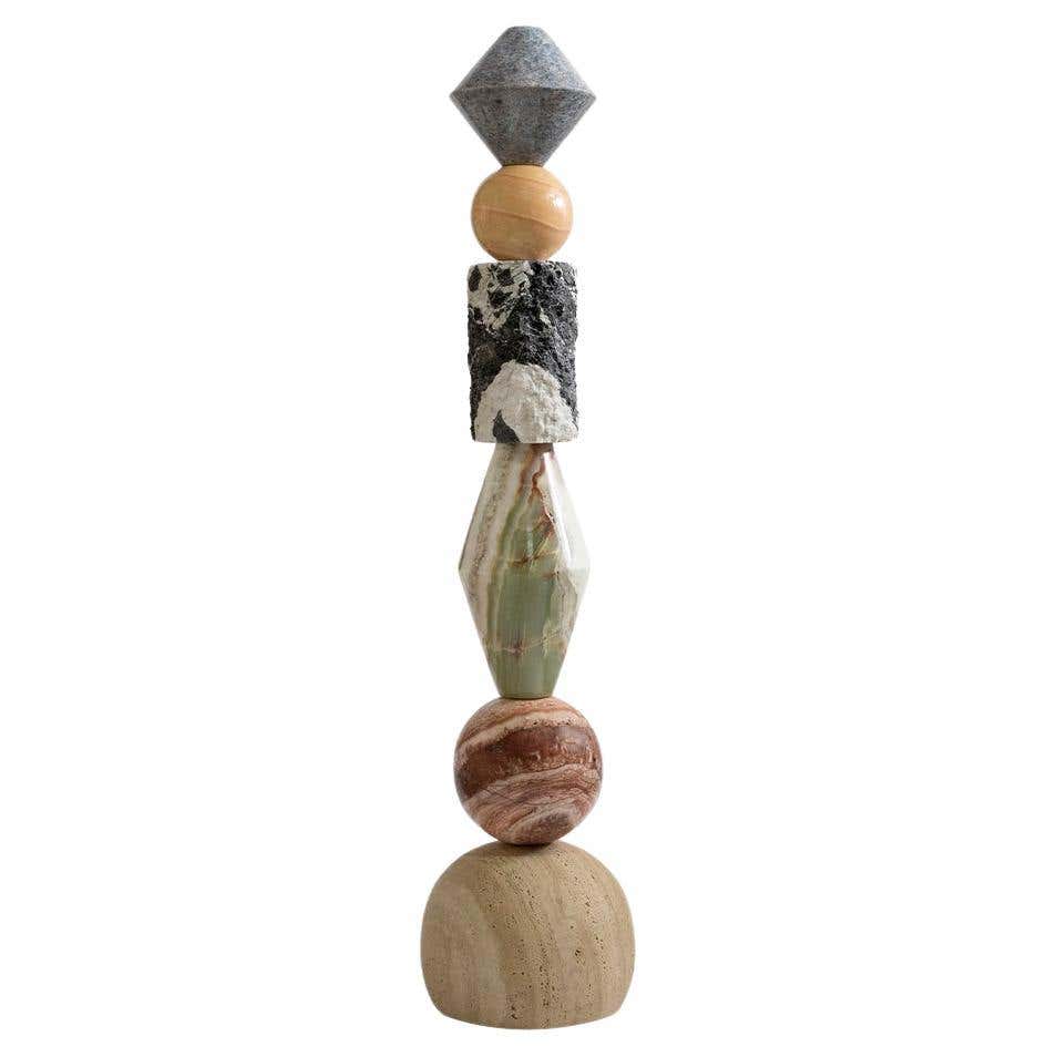 Unusual Rnner Cosmic Relics 8 - Sten Studio - 2025 - Unique - Natural stones totem ...
