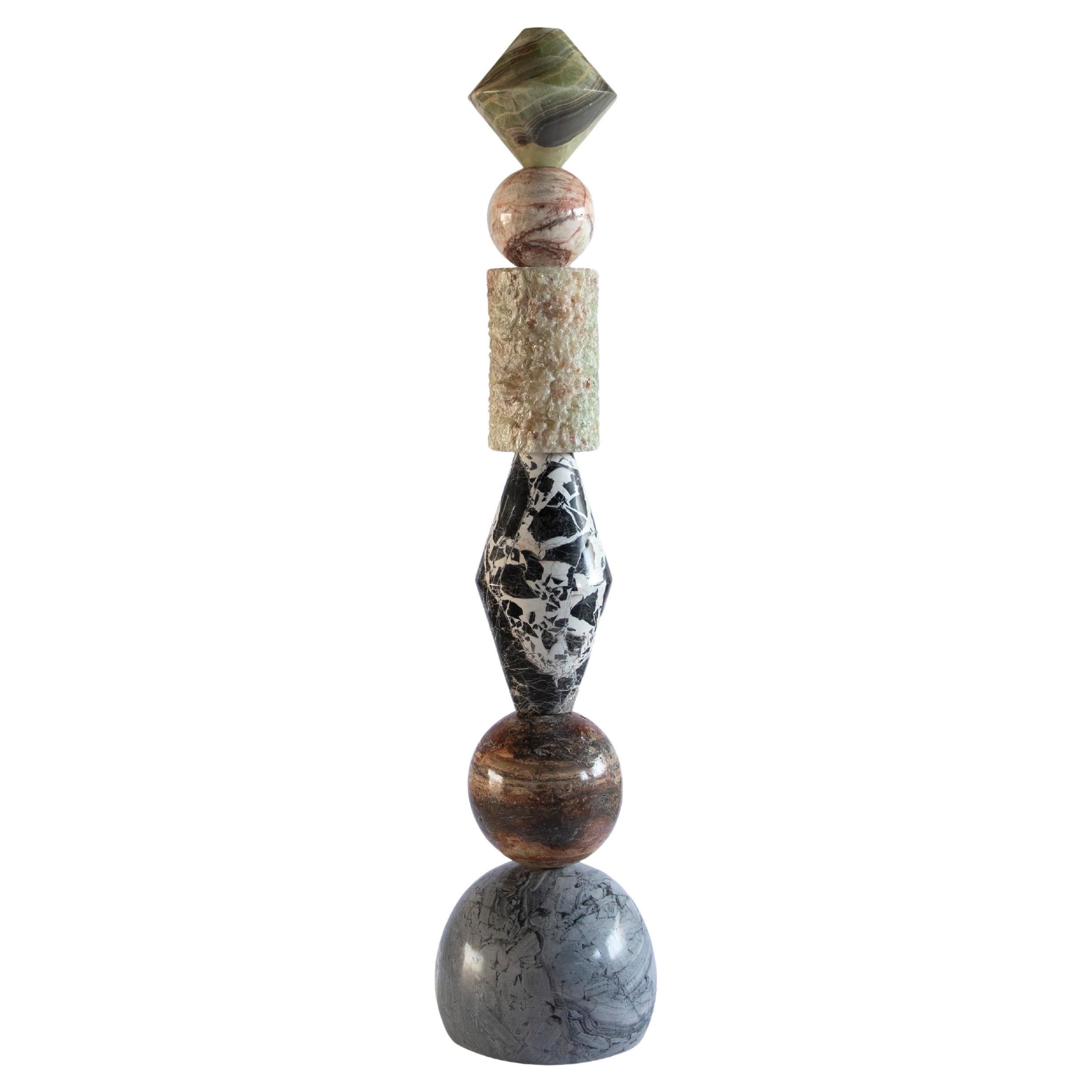 Cosmic Relics 5 - Sten Studio - 2025 - Unique - Natural stones totem