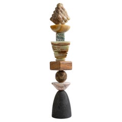 Cosmic Relics 9 - Sten Studio - 2025 - Unique - Natural stones totem
