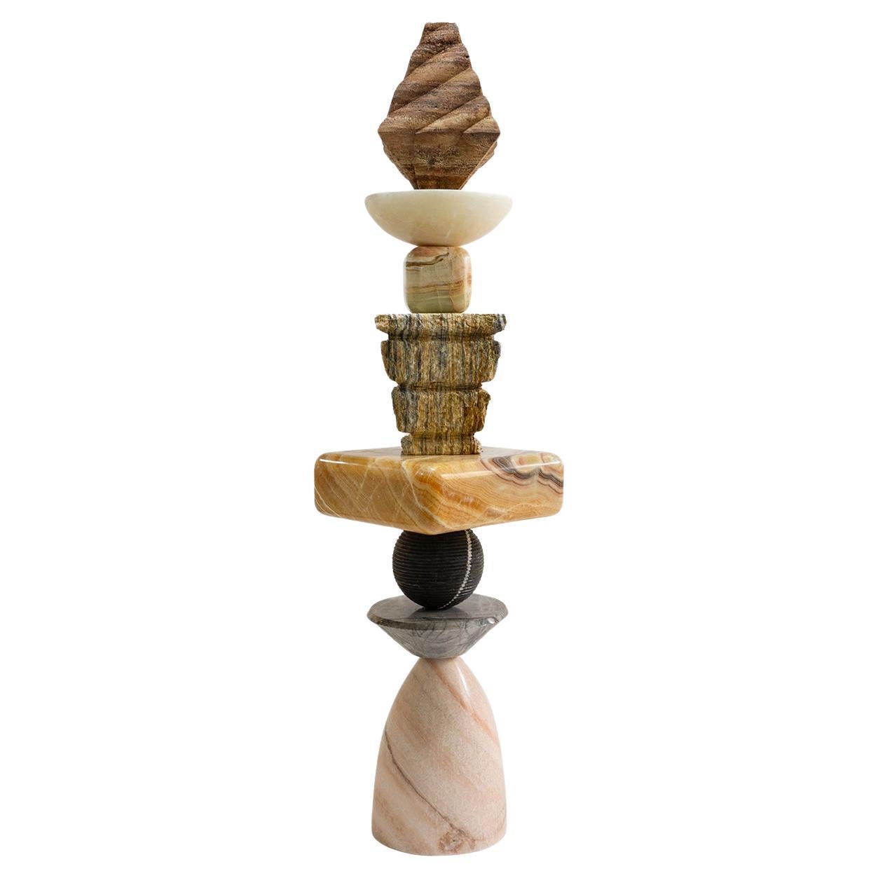 Cosmic Relics 9 - Sten Studio - 2025 - Unique - Natural stones totem