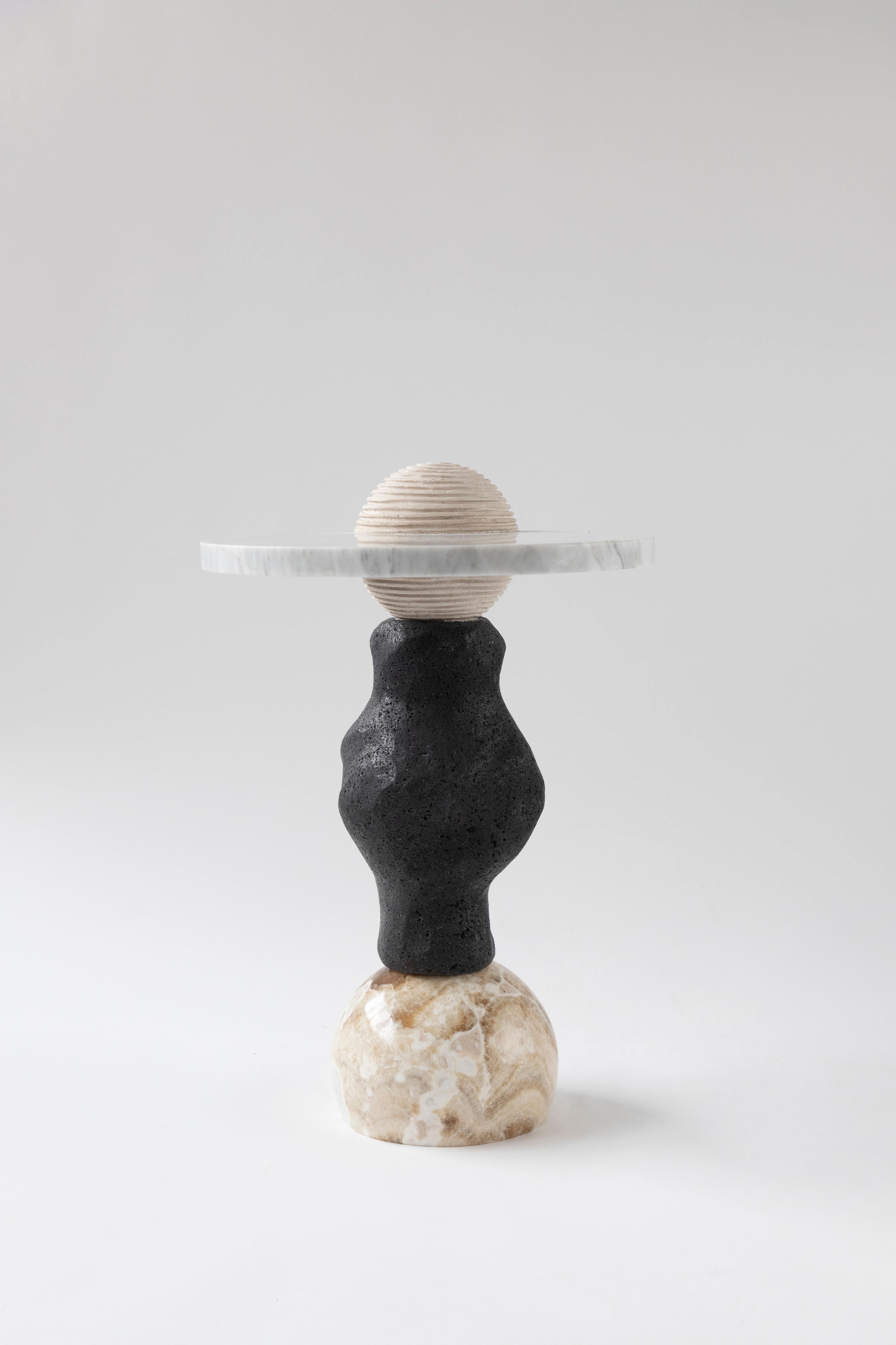 Mexican Cosmic Traces 5 - Sten Studio - Handcrafted with natural stones For Sale