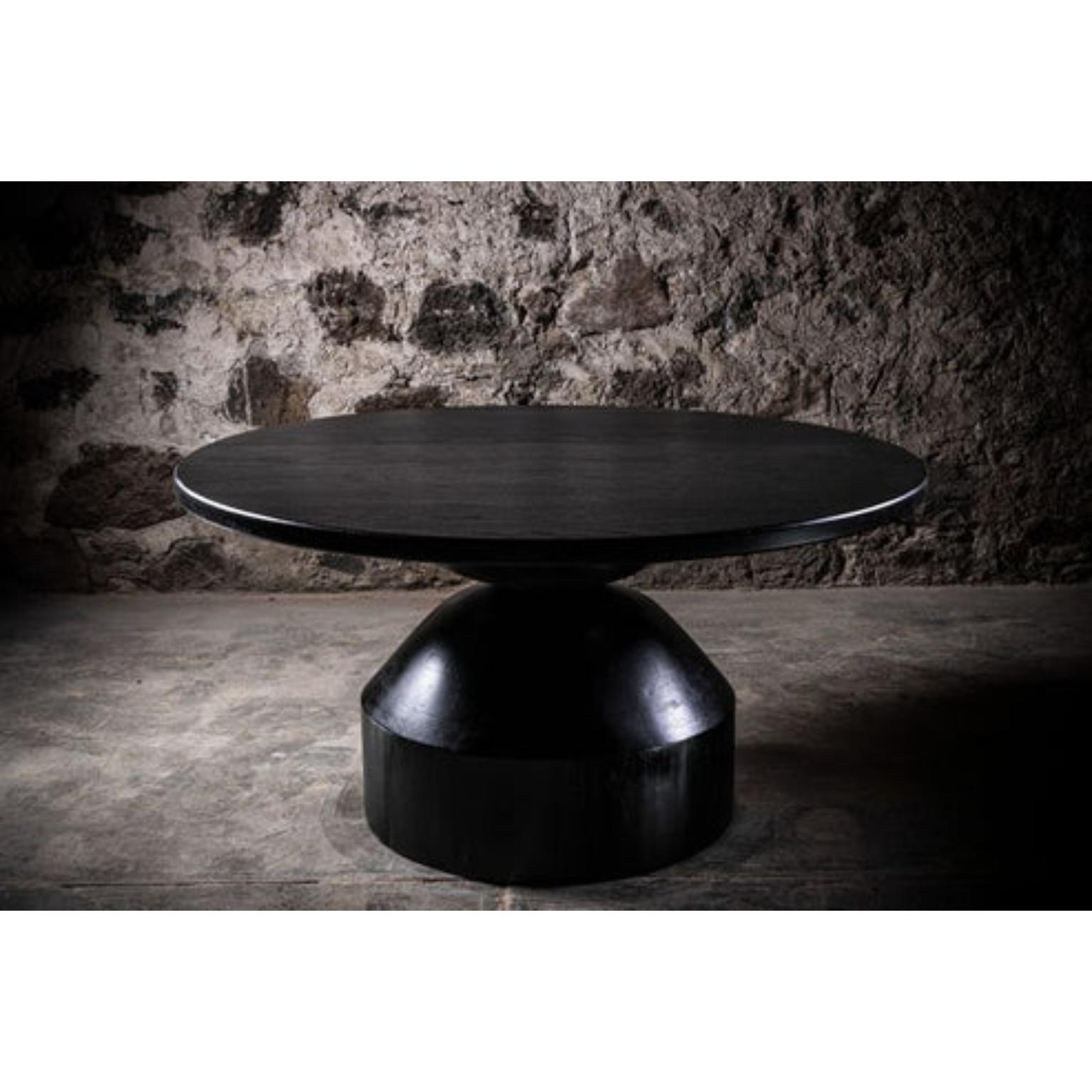 Cosmic Round Dining Table in Black Oak by No Age Studio
Dimensions: Ø 183 x H 76.2 cm. 
Materials: Oak.

No Age Studio - Handcrafted Furniture

Every piece we create is made to order, crafted with care and precision to meet your specific needs.
