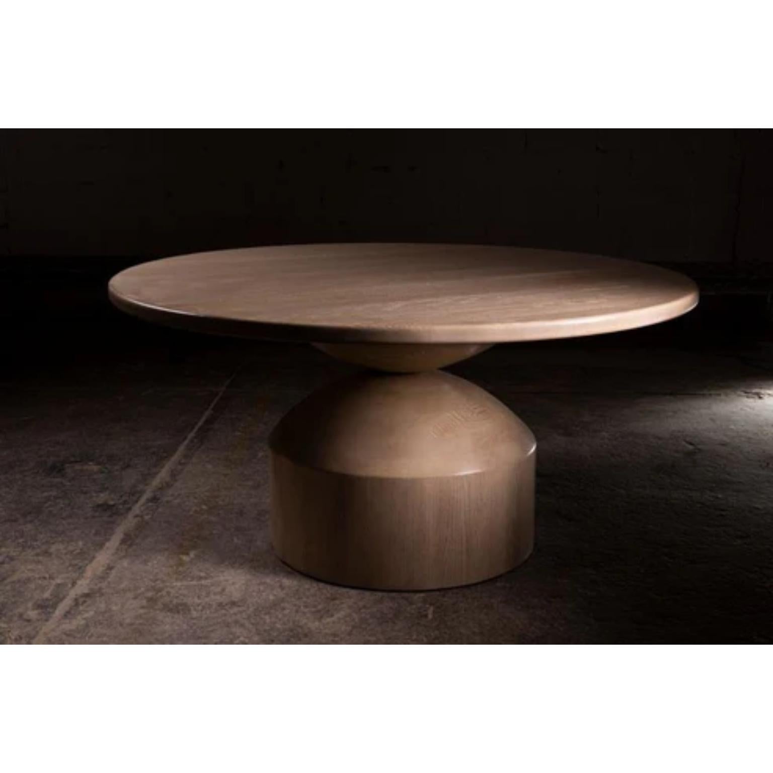 Cosmic Round Dining Table in White Oak by No Age Studio
Dimensions: Ø 183 x H 76.2 cm. 
Materials: Oak.

No Age Studio - Handcrafted Furniture

Every piece we create is made to order, crafted with care and precision to meet your specific needs.