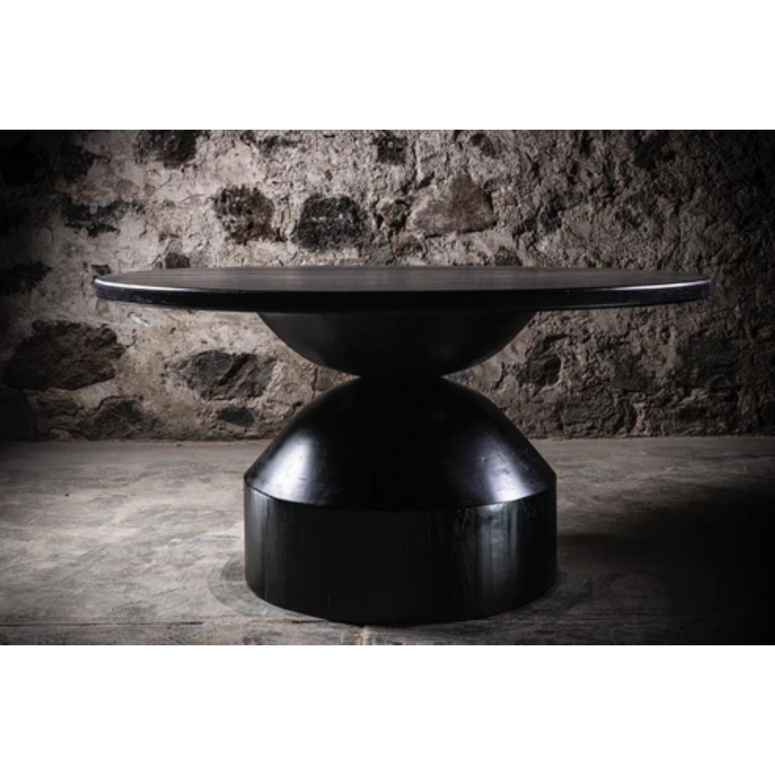 Cosmic Round Dining Table in White Oak by No Age Studio For Sale 2