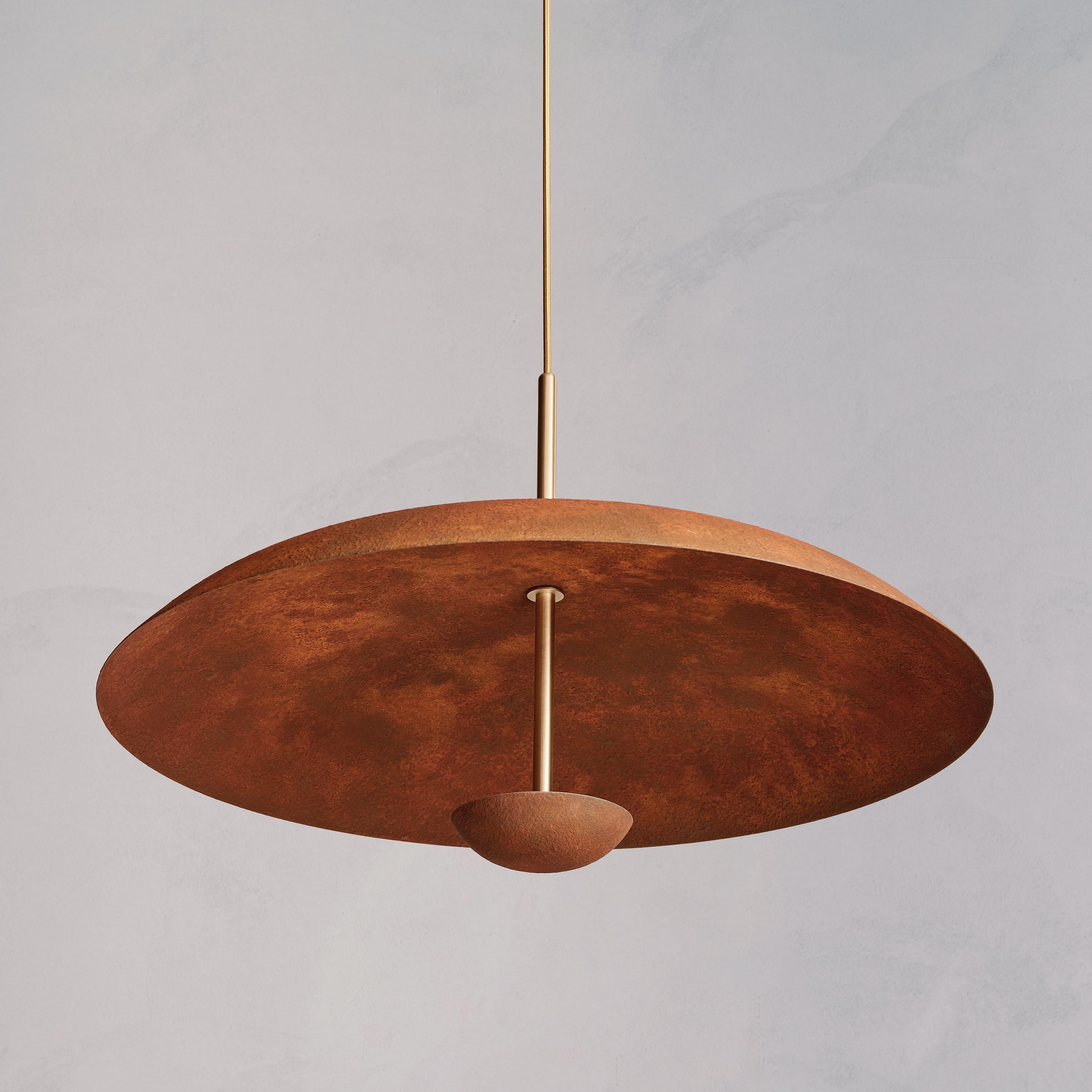 rust ceiling light