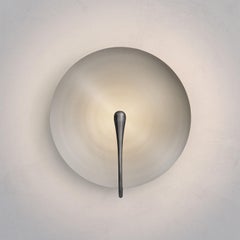 'Eclipse Seleno ' Handmade Brushed Steel Contemporary Wall Light Sconce