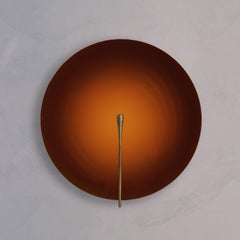 Cosmic Sepia XL Handmade Patinated Brass Zeitgenössische Wandleuchte Sconce