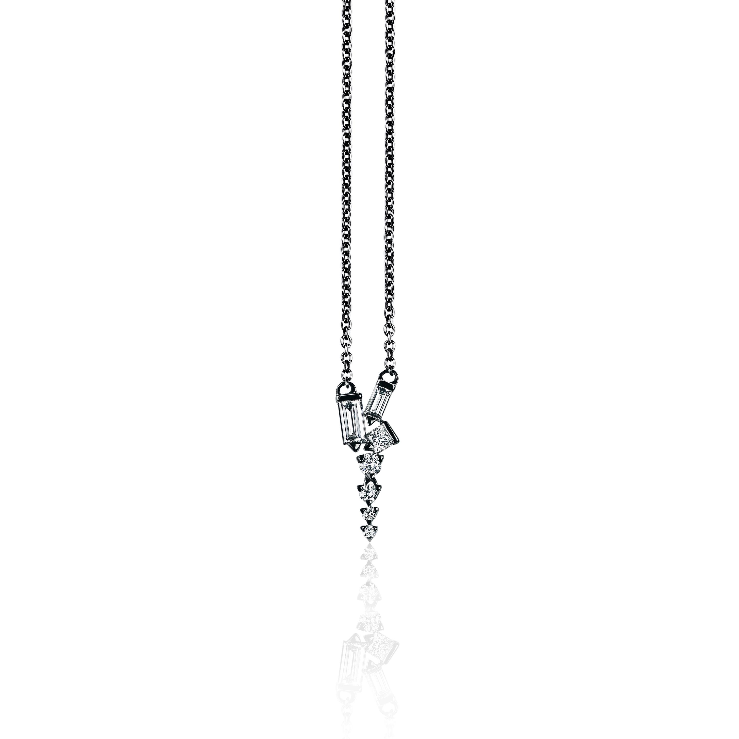 Contemporary Cosmic Small Diamond Necklace For Sale