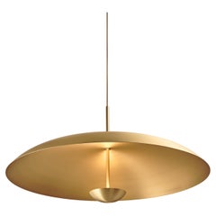 'Cosmic Sol Pendant 100' Handmade Satin Brass Finished Ceiling Lamp