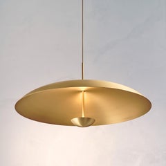 Lampada da soffitto 'Cosmic Sol Pendant 70' realizzata a mano in ottone satinato