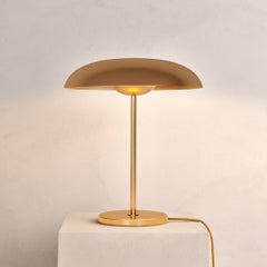 Lampe de table 'Cosmic Solstice Aurum', lampe de table en laiton poli fait main