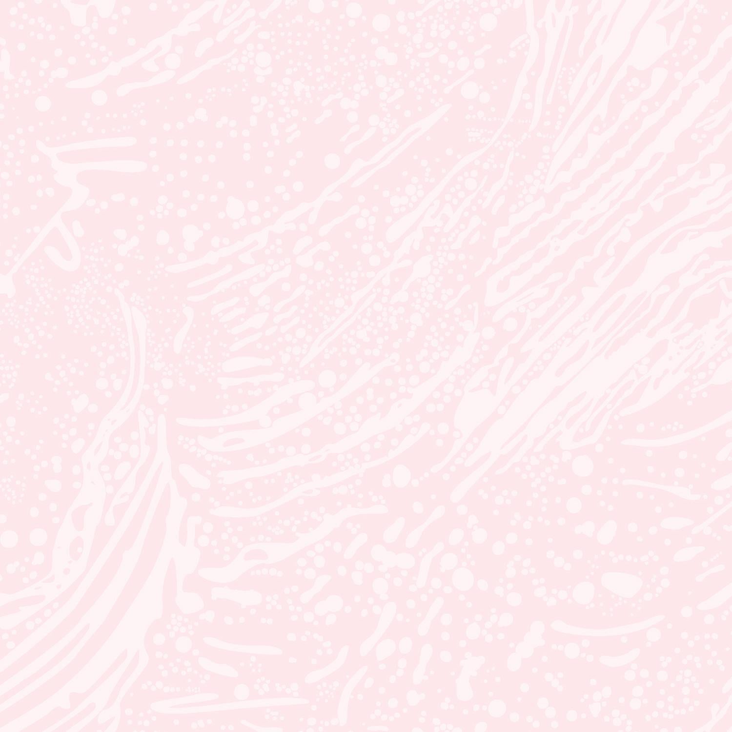 Cosmic Splash Designer Wallpaper in Astro 'Pale Pink and Pink' For Sale