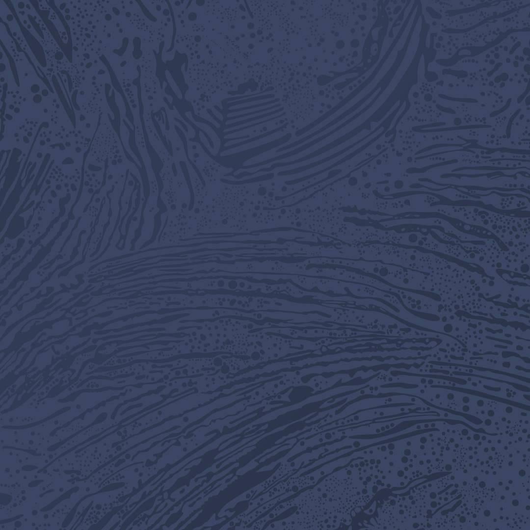Cosmic Splash Designer-Tapete in Lapis Lazuli 'Schwarzer Glanz auf Indigo' im Angebot