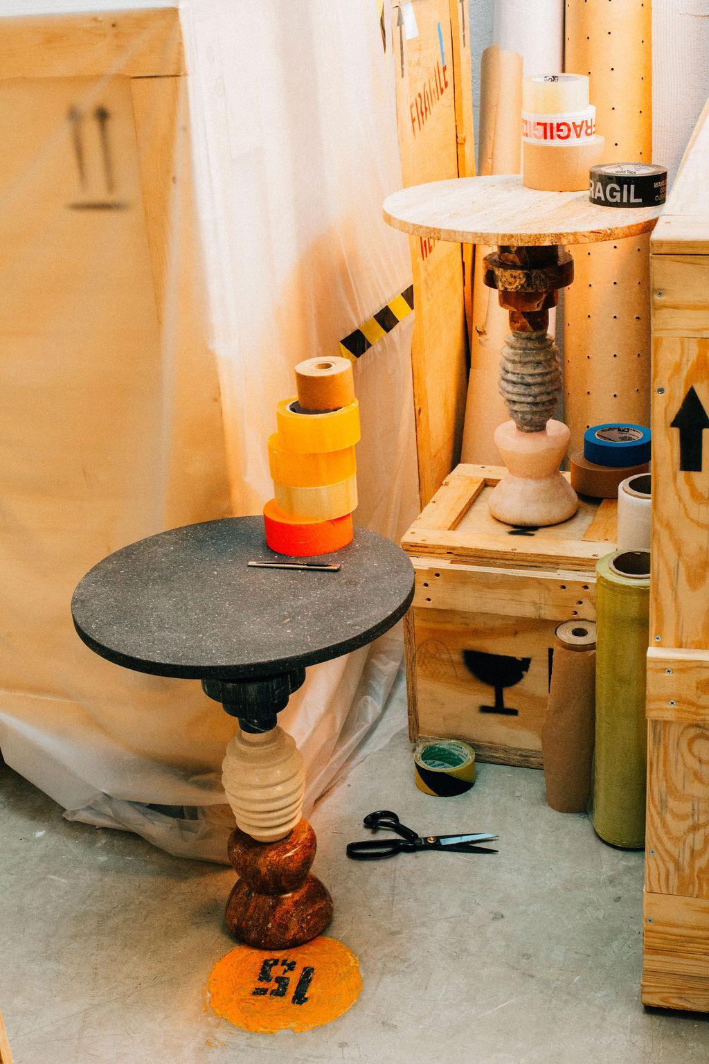 Huellas Cósmicas 2 - Sten Studio - Hecho a mano con piedras naturales Siglo XXI y contemporáneo en venta