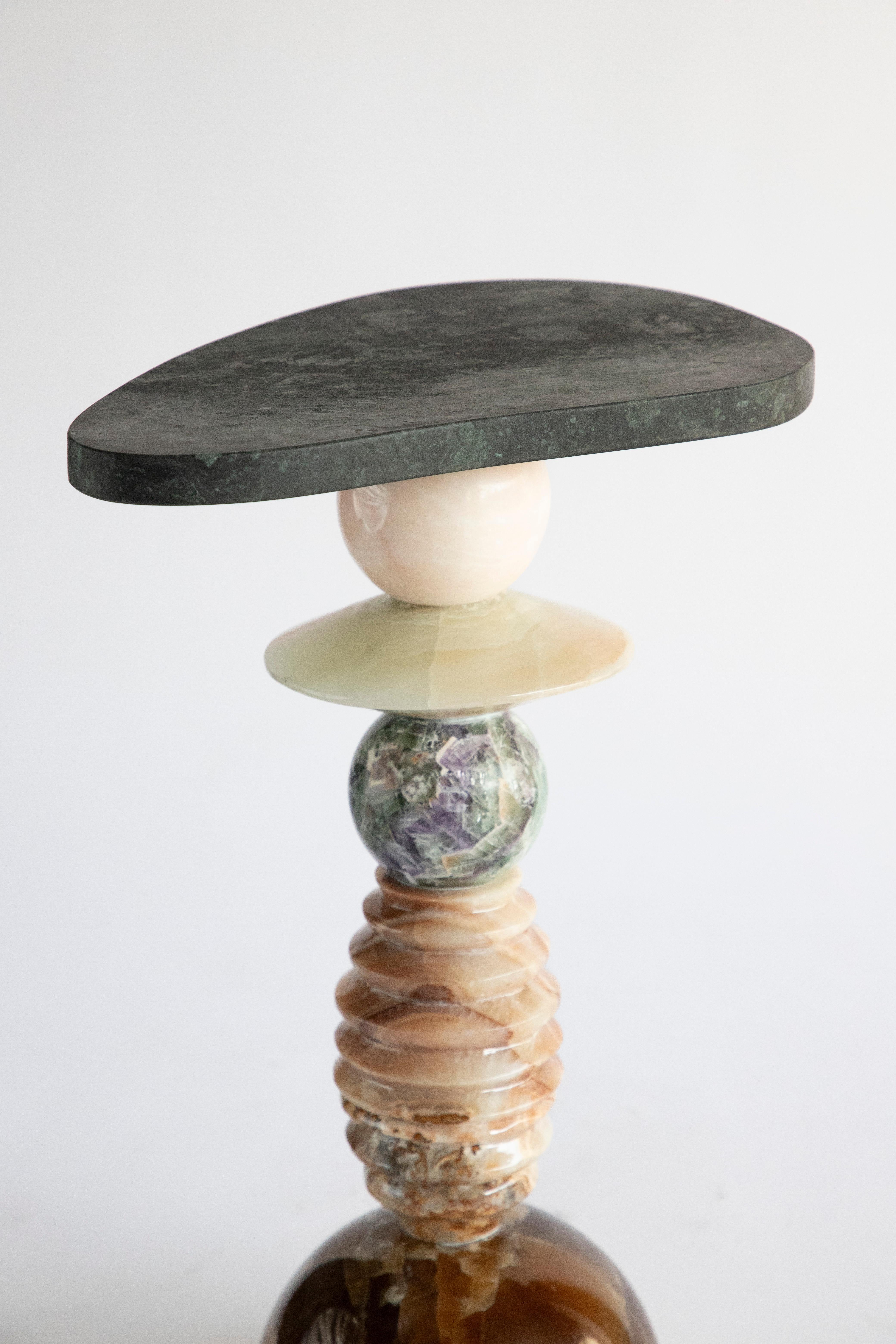 Mexican Cosmic Traces 9 - Sten Studio - Handcrafted with natural stones For Sale