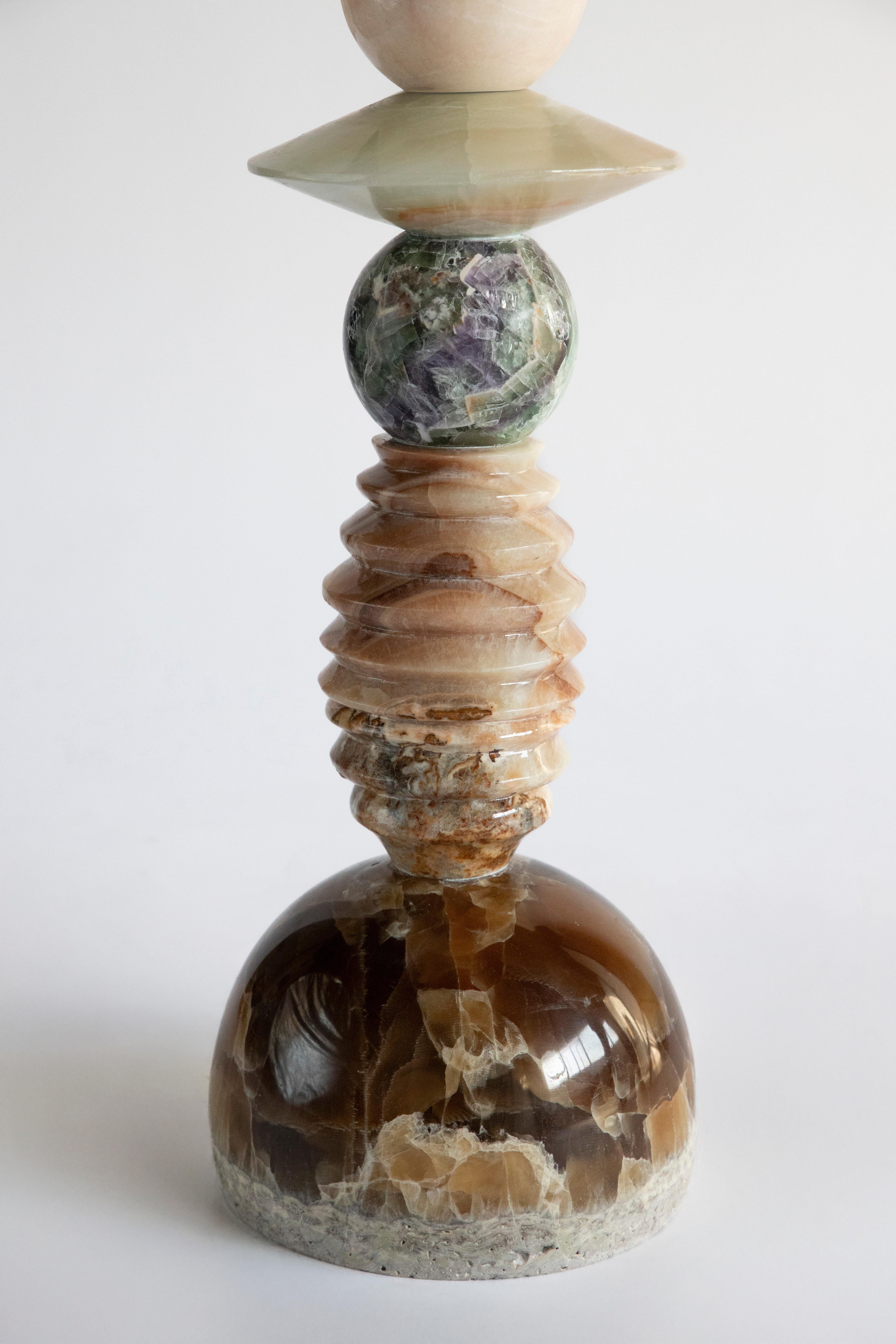 Hand-Crafted Cosmic Traces 9 - Sten Studio - Handcrafted with natural stones For Sale