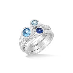 Anelli impilati Cosmic Twinkle in argento 925