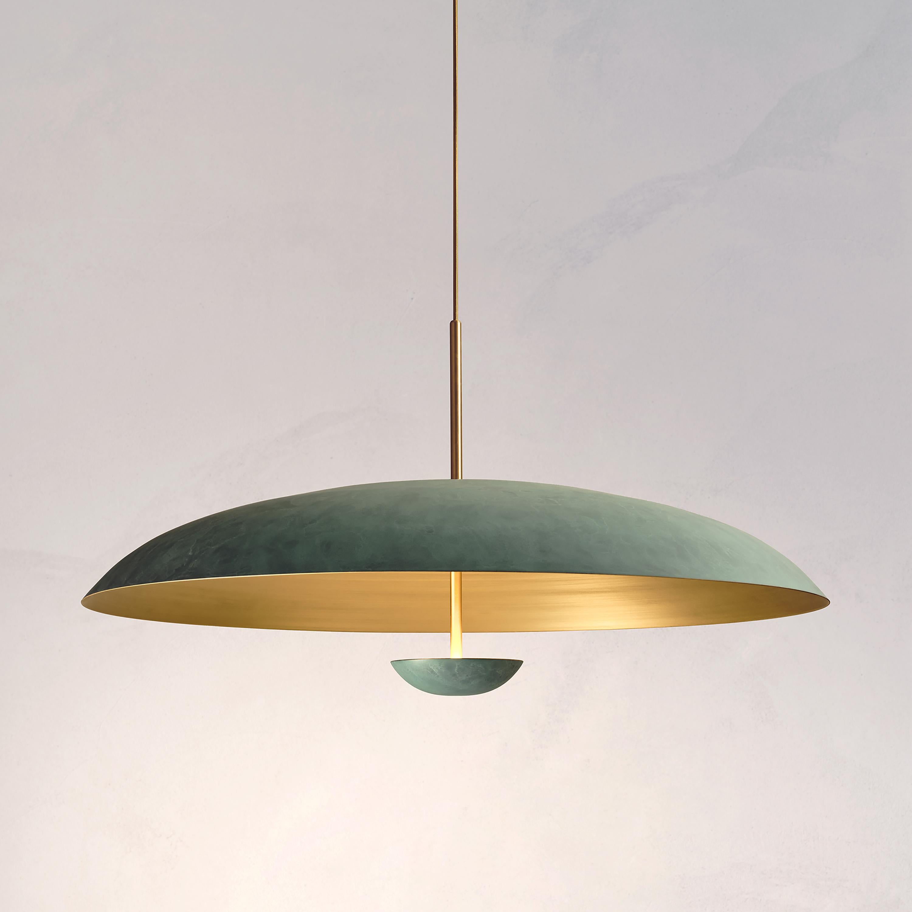 brass pendant light