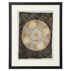 COSMIC WHEEL (2) – Plant-Dyed Botanical Art on Cotton Canvas COSMIC WHEEL (2) – Plant-Dyed Botanical Art on Cotton Canvas