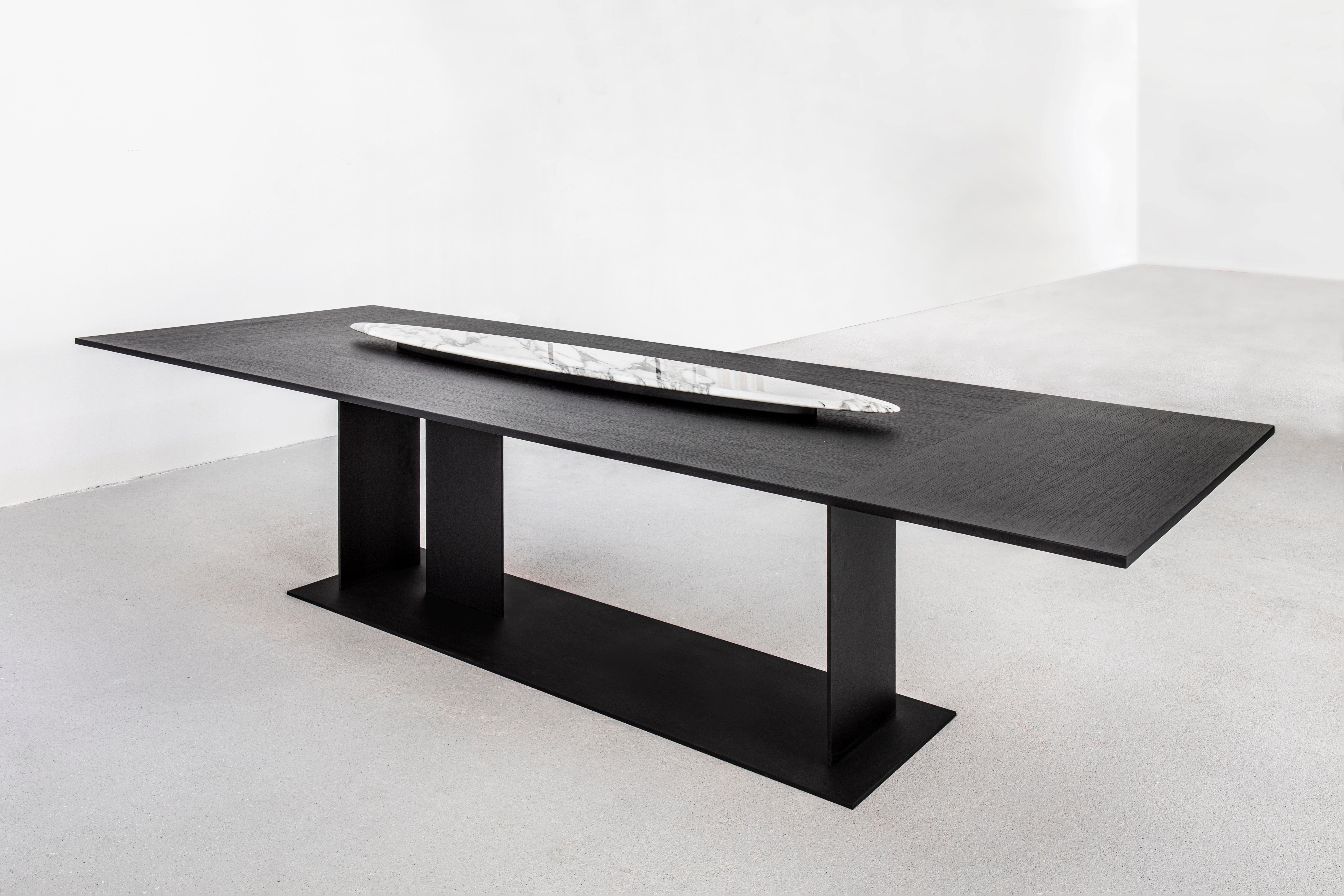 Centre de table Cosmo 190 en marbre Arabescato Vagli par Casa Casati Neuf - En vente à Geneve, CH