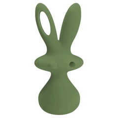 Cosmo Bunny Malva Green Sculpture by Aki Kuroda