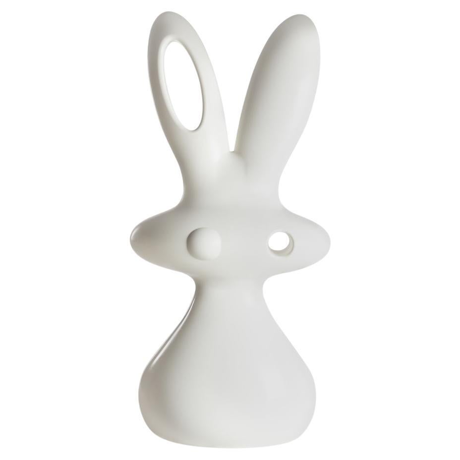 Cosmo Bunny Milky White Sculpture by Aki Kuroda