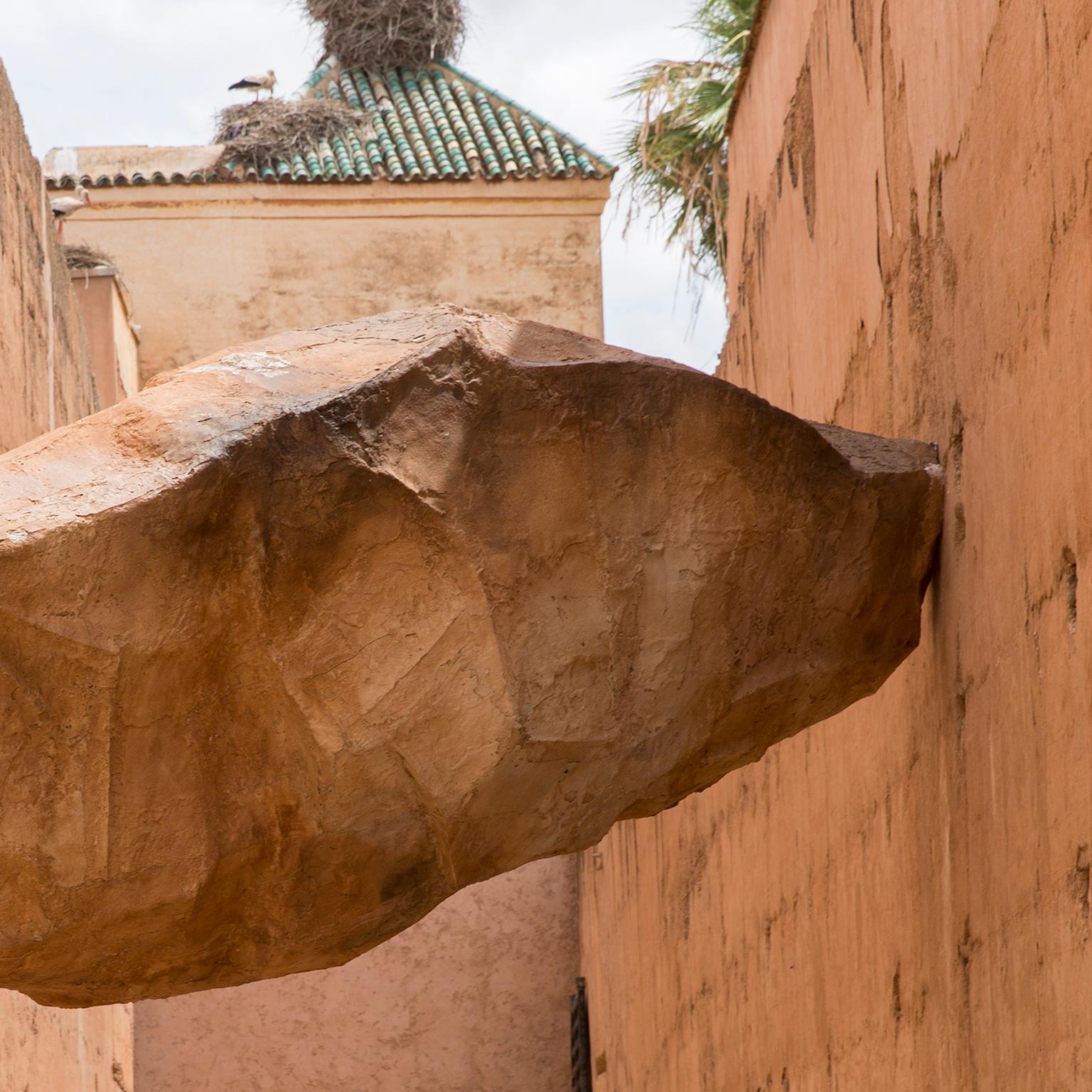 Impossible balancing act.  Marrakesh, Morocco, 2016 - Photograph by  Cosmo Condina
