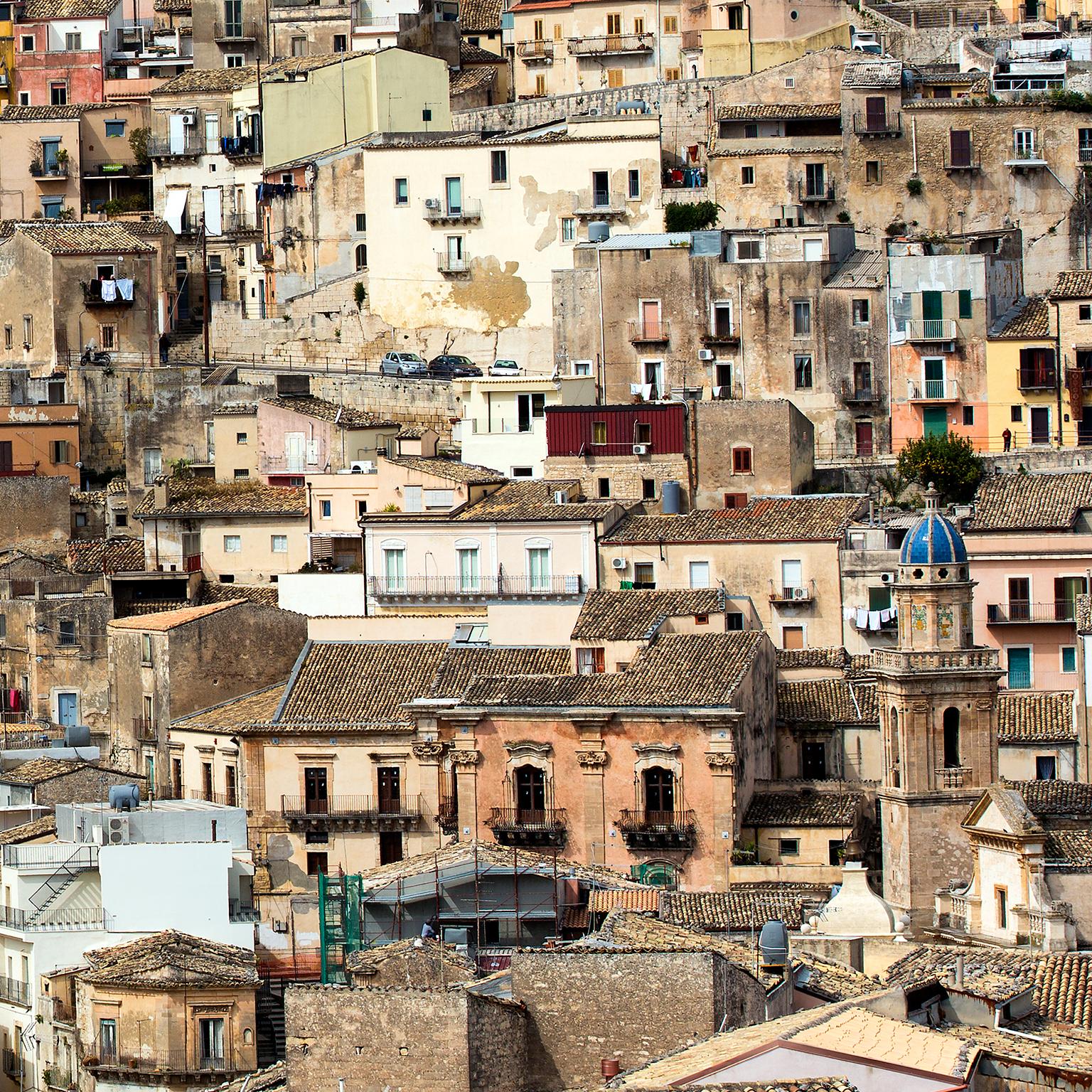 Italy, Sicily, View of the town of Ragusa, 2017 - Photograph by  Cosmo Condina