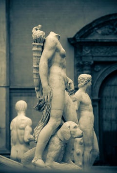 Marmor-Brunnenstatuen, Palermo, Sizilien, 2017