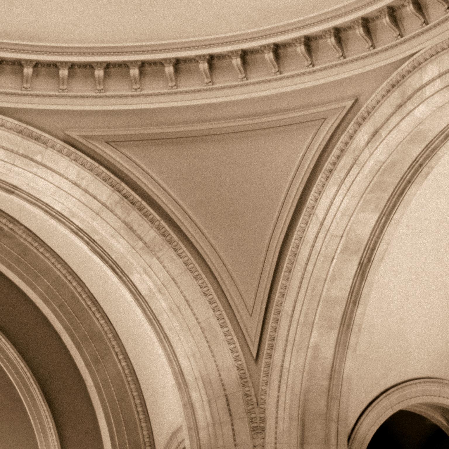 Symphony of Arches. New York City, USA, 2001
Photograph by Cosmo Condina. Rotunda of the Metropolitan Museum of Art. 
Archival pigment print 19 X 12.8 in. Edition of 10. This is # 3/10 in the edition.

Architectural detail of the Great Hall of the
