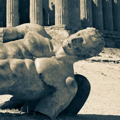 The Fallen Icarus, Temple of Concord, Agrigento, Sicily, 2017