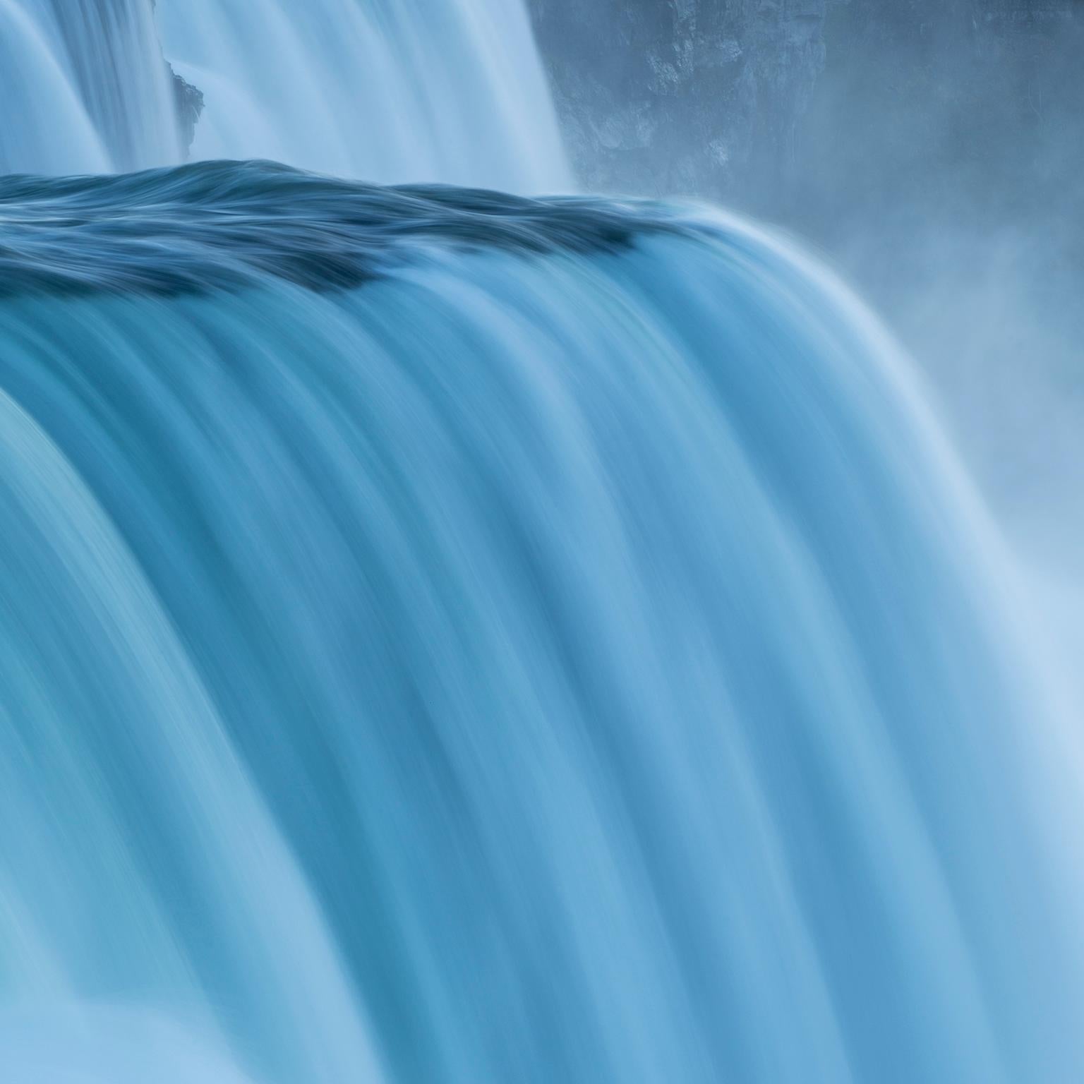 The American Falls, Niagara Falls, New York, USA. - Blue Color Photograph by Cosmo Condina