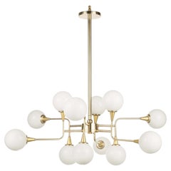 Cosmo N.1 L Chandelier by Bronzetto