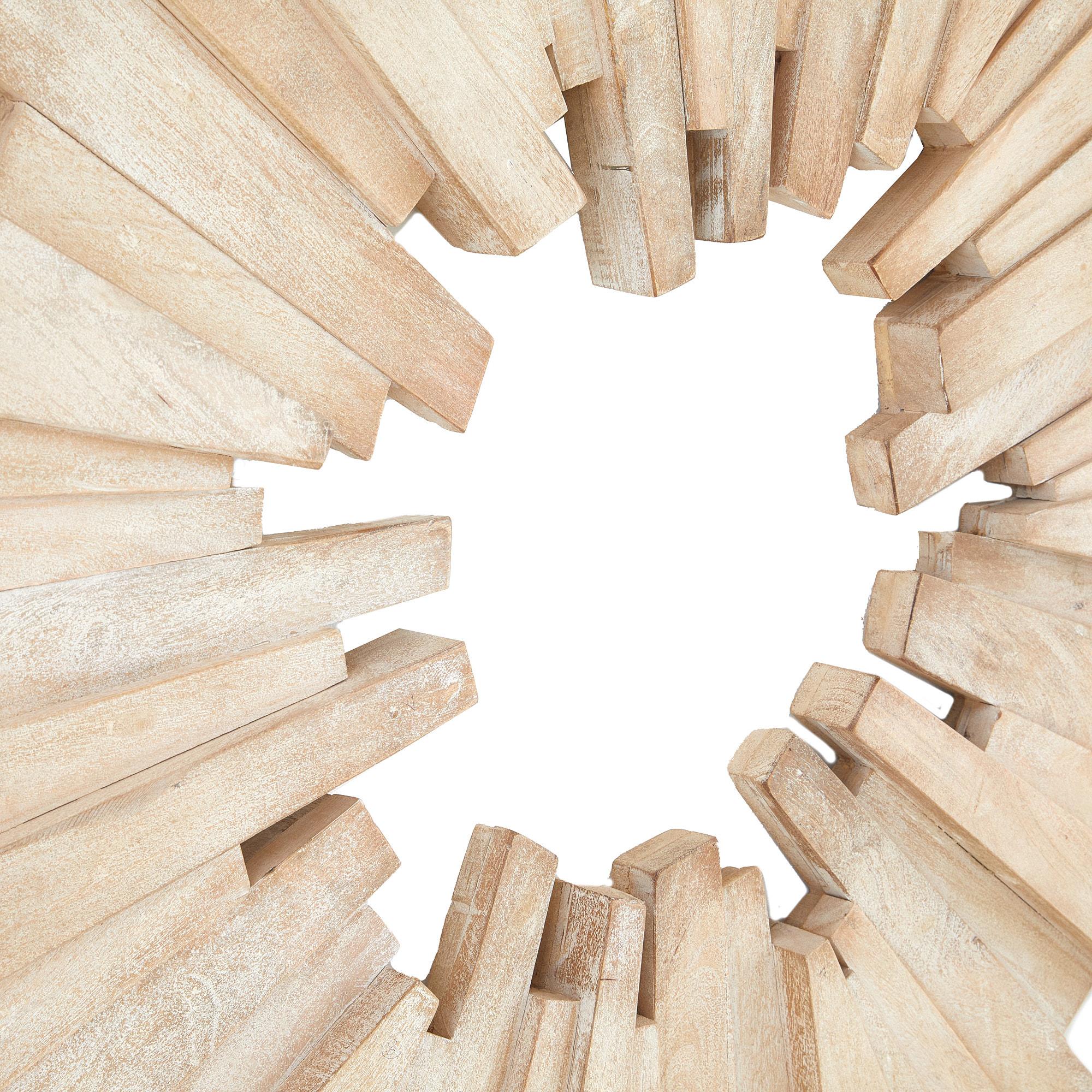 Cosmo Plakette WPI02 - Sunburst gekalktes Mangoholz im Zustand „Gut“ im Angebot in London, GB
