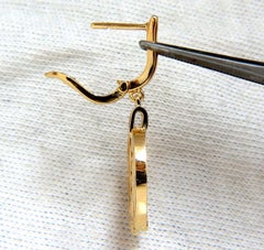 Cosmopolitan Mod X Diamond Dangle Earrings 14 Karat