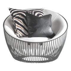 21st Century Cosmopolitan Outdoor Armchair by Roberto Cavalli Home Interiors