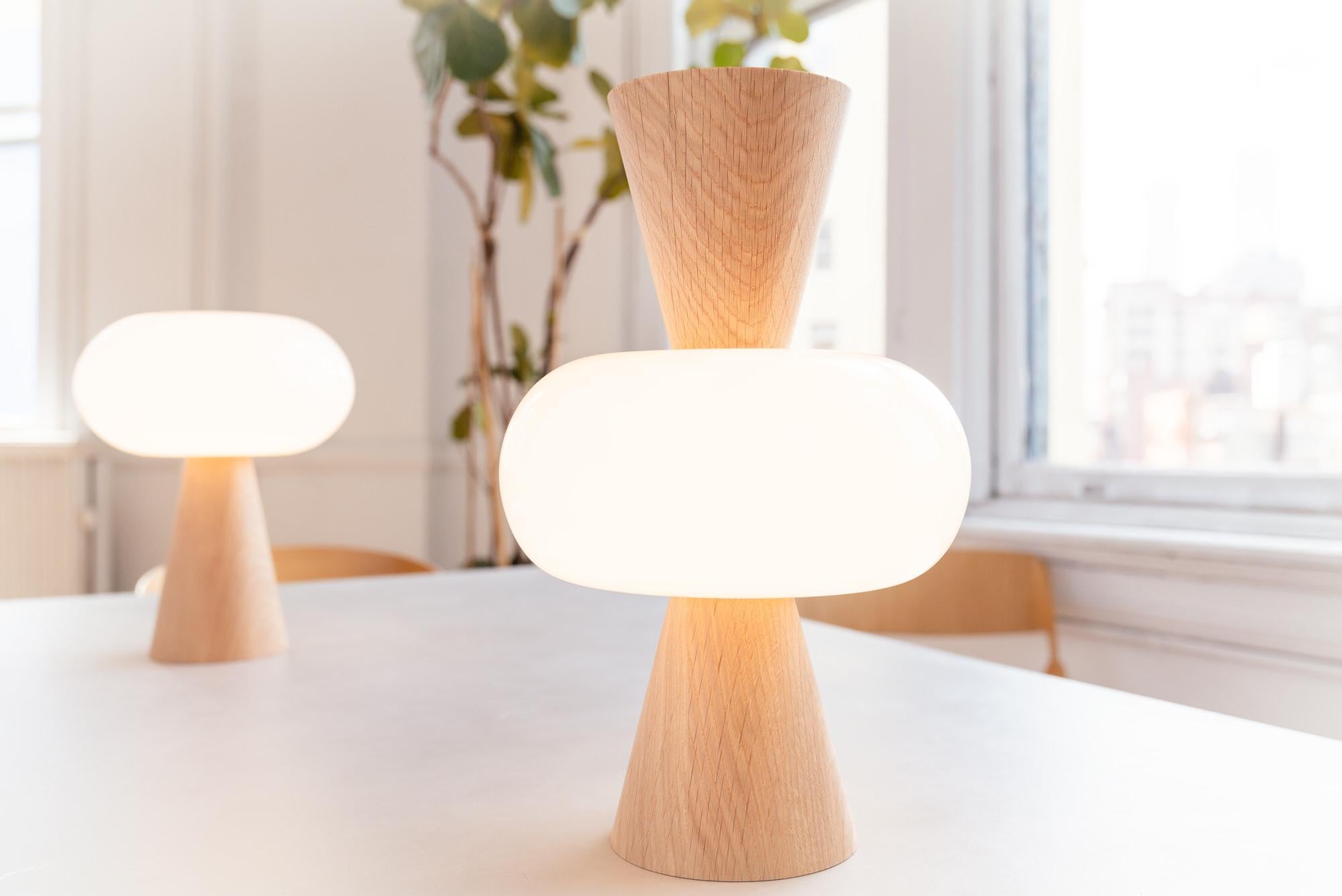 Glass Cosmos 07 Table Lamp by Noiro Studio For Sale